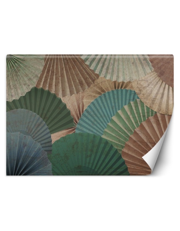 Wall mural Pastel Fan Abstract
