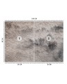 Modern living room wall mural - Meadow in the mist | FEEBY