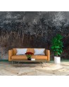 Elegant wall mural for the living room - Trees concrete structure | FEEBY