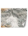 Exotic wall murals for the living room - Tropical palm leaves | FEEBY