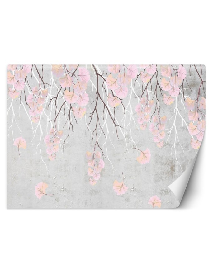 Beautiful wall murals for living room - Falling leaves | FEEBY