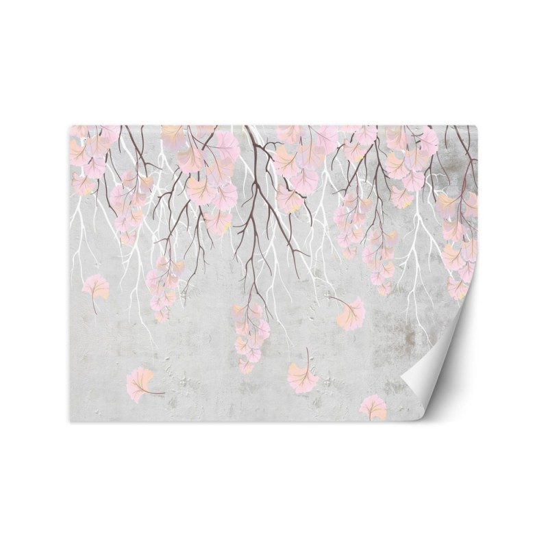 Beautiful wall murals for living room - Falling leaves | FEEBY