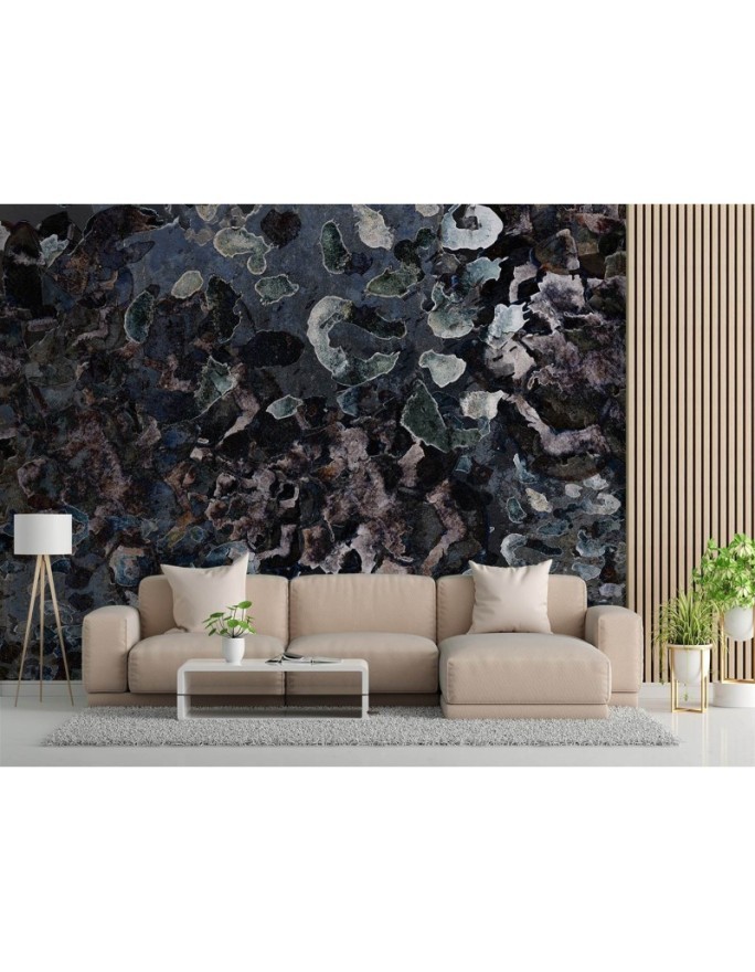 Exclusive wall murals - Macro scale mineral structure | FEEBY