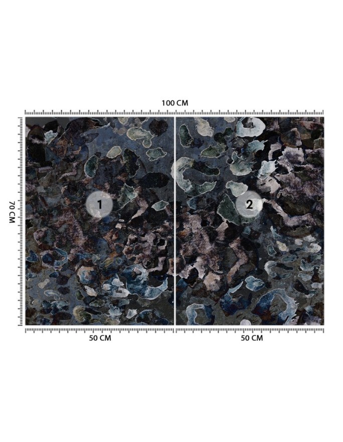 Exclusive wall murals - Macro scale mineral structure | FEEBY