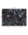 Exclusive wall murals - Macro scale mineral structure | FEEBY