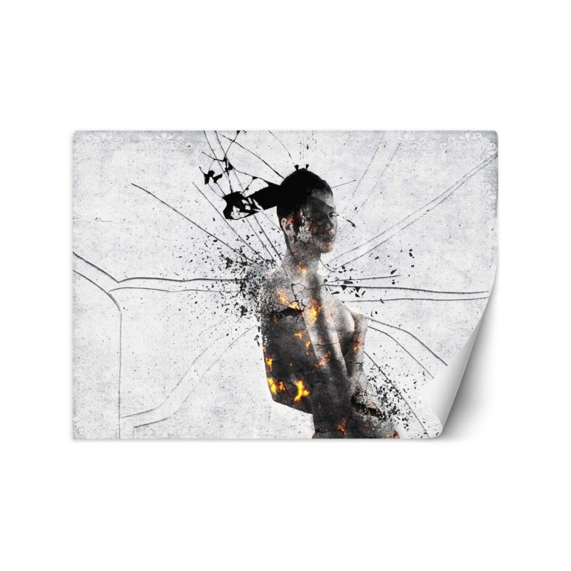 The most fashionable Wallpapers - Shattered woman abstract | FEEBY