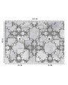 Modern Wallpapers - Oriental pattern on grey background | FEEBY