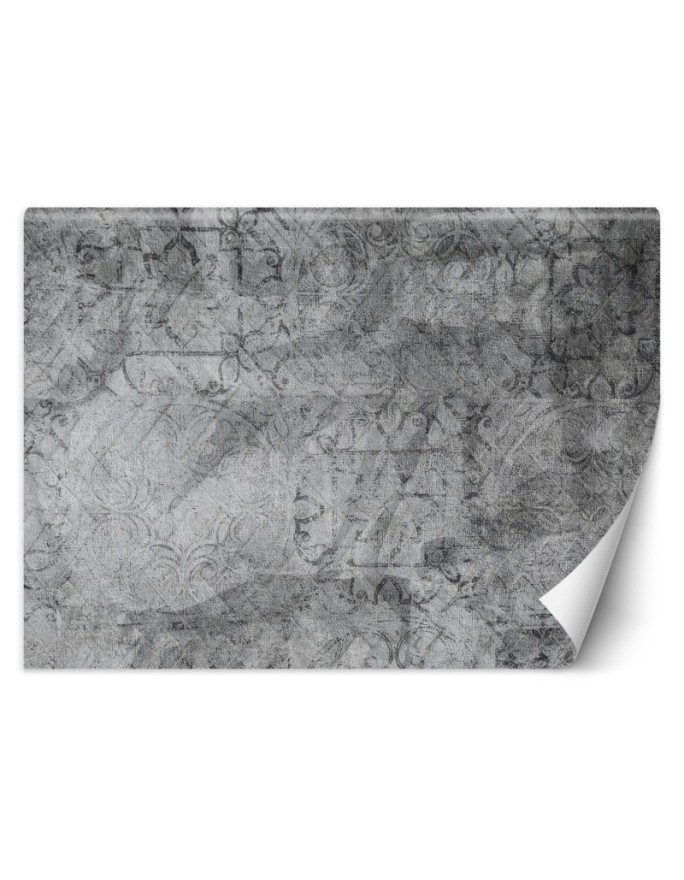 Unique Wallpapers for the living room - Grey ornament | FEEBY