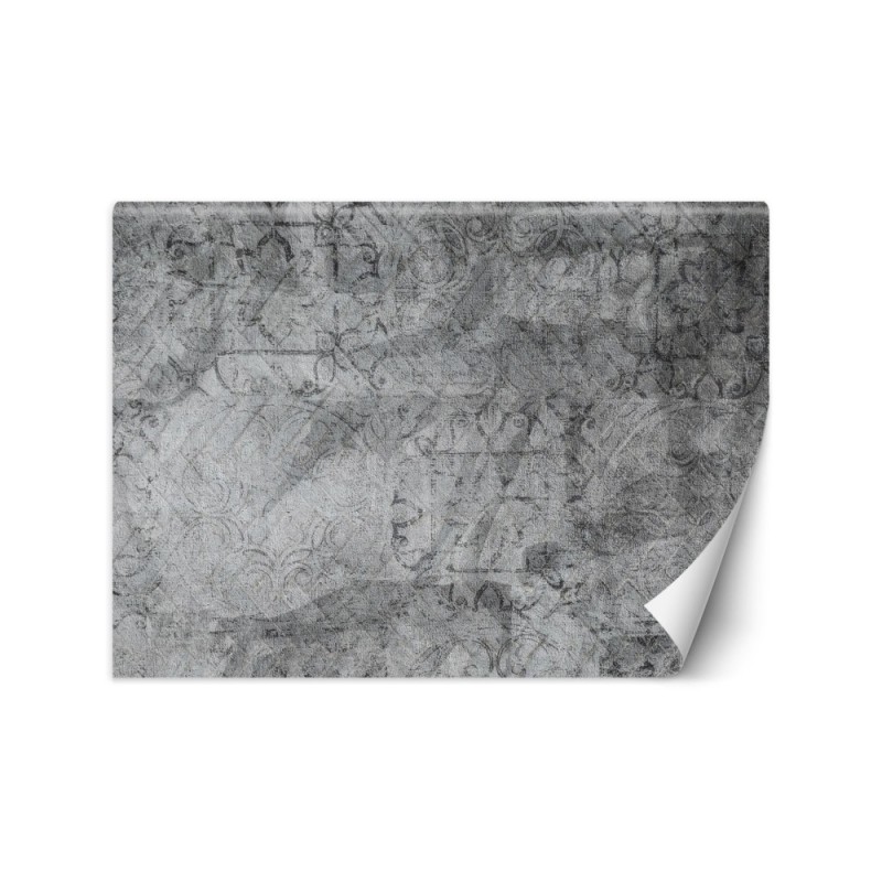 Unique Wallpapers for the living room - Grey ornament | FEEBY