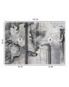 Exclusive Wallpapers - Columns on a wall background | FEEBY