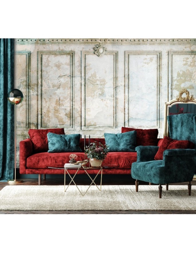 The most fashionable Wallpapers for the living room - Old Wall | FEEBY