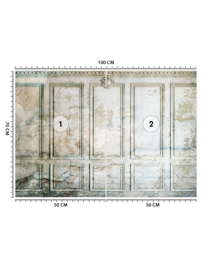 The most fashionable Wallpapers for the living room - Old Wall | FEEBY