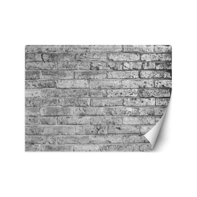 The latest living room Wallpapers - Grey brick wall | FEEBY