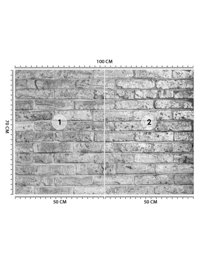 The latest living room Wallpapers - Grey brick wall | FEEBY