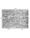 The latest living room Wallpapers - Grey brick wall | FEEBY