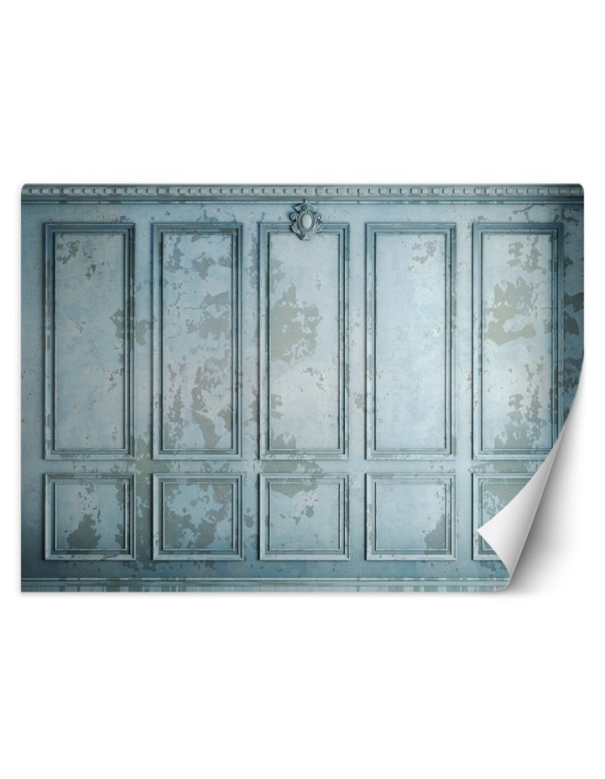 Trendy wall mural - Blue Old Wall | FEEBY