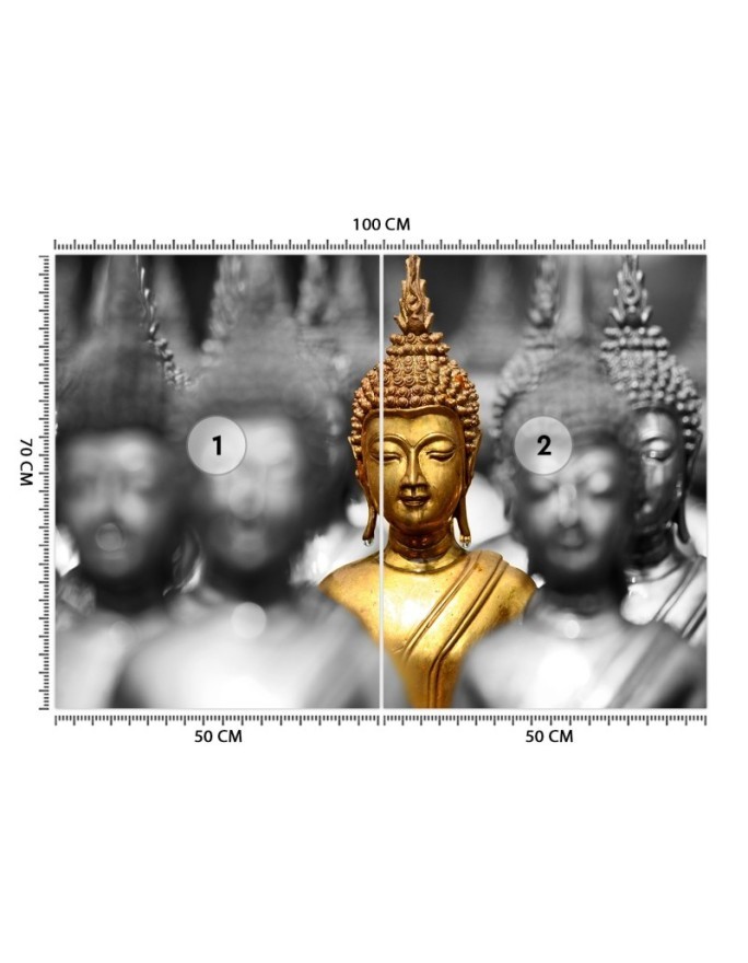 Most fashionable wall murals - Golden Buddha | FEEBY