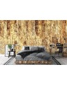 Original wall murals - Old Wood Gold | FEEBY