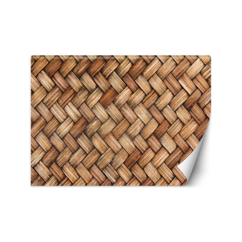 Original wall murals for living room - Wicker | FEEBY