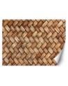 Original wall murals for living room - Wicker | FEEBY