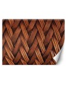 Beautiful wall murals for the living room - 3D wicker weave | FEEBY
