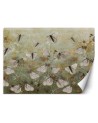 Exclusive wall murals - Butterflies against an old wall | FEEBY