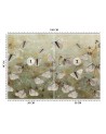 Exclusive wall murals - Butterflies against an old wall | FEEBY
