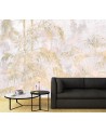 Exotic wall murals - Jungle leaves plants concrete | FEEBY