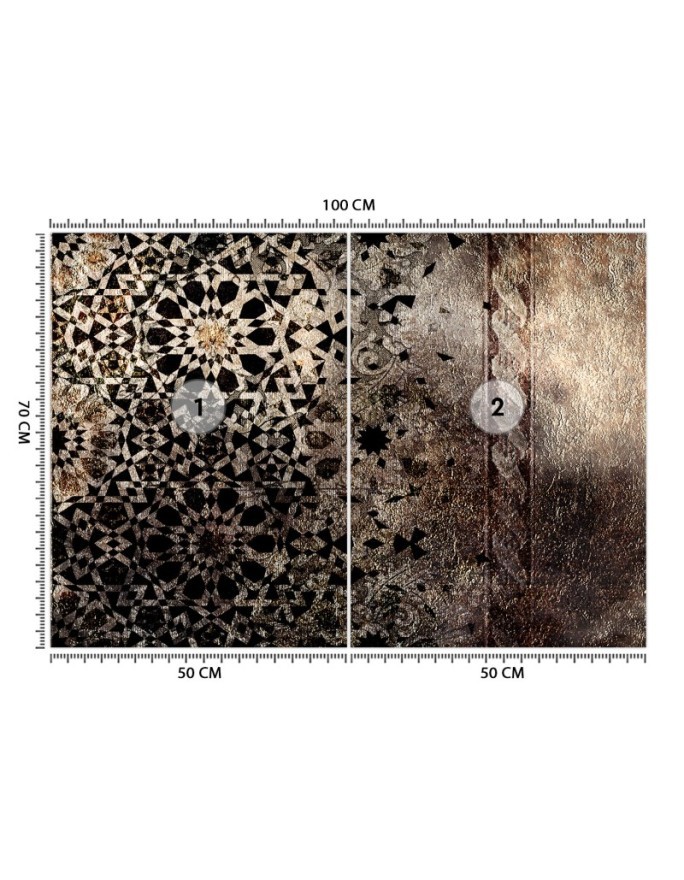Unique wall murals - Oriental pattern abstract | FEEBY