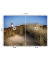 Beautiful Wallpapers - Lighthouse dunes grasses sea | FEEBY