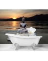 Exclusive Wallpaper designs - Buddha at sunset | FEEBY