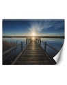 Photo Wallpaper - Lake at sunset bridge | FEEBY