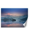 Unique Wallpapers - Lake and mountain view in fog | FEEBY