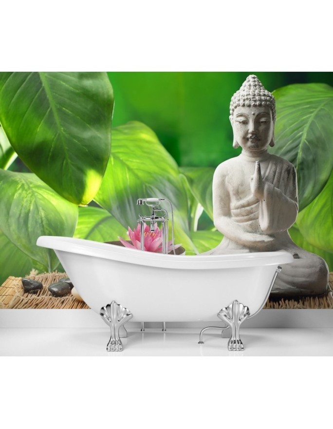 Original Wallpapers - Zen spa Buddha figure | FEEBY