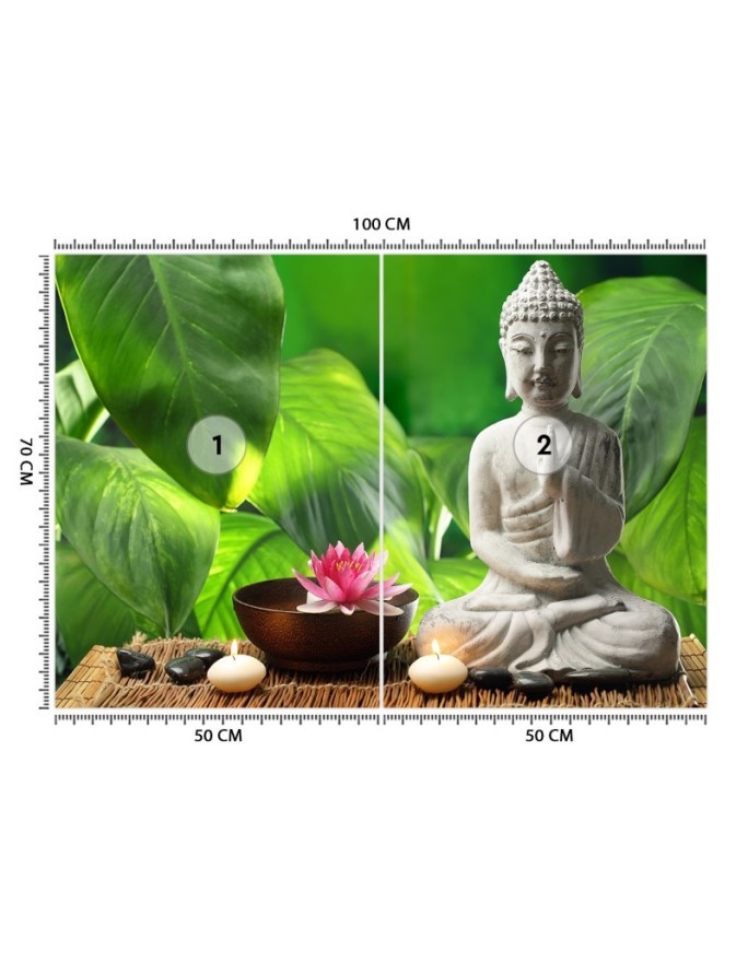 Original Wallpapers - Zen spa Buddha figure | FEEBY