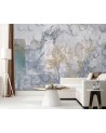 Exclusive Wallpapers - Grey birds frescoes | FEEBY