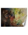 Exclusive wall murals - Woman and hummingbirds abstract as painted | FEEBY