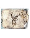 Modern wall murals - Deer vintage retro | FEEBY
