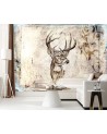 Modern wall murals - Deer vintage retro | FEEBY