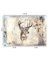 Modern wall murals - Deer vintage retro | FEEBY