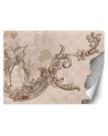 Exclusive wall murals - Wild birds and leaves on fresco | FEEBY