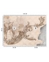 Exclusive wall murals - Wild birds and leaves on fresco | FEEBY