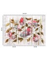 Exclusive wall mural - Red koi fish Japanese carp | FEEBY
