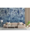 Modern wall murals - Butterflies and birds on twigs | FEEBY