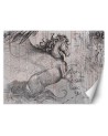 Unique wall murals - Pegasus horse abstract | FEEBY