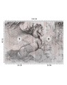 Unique wall murals - Pegasus horse abstract | FEEBY