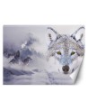 Unique wall murals - Wolves winter forest in fog | FEEBY