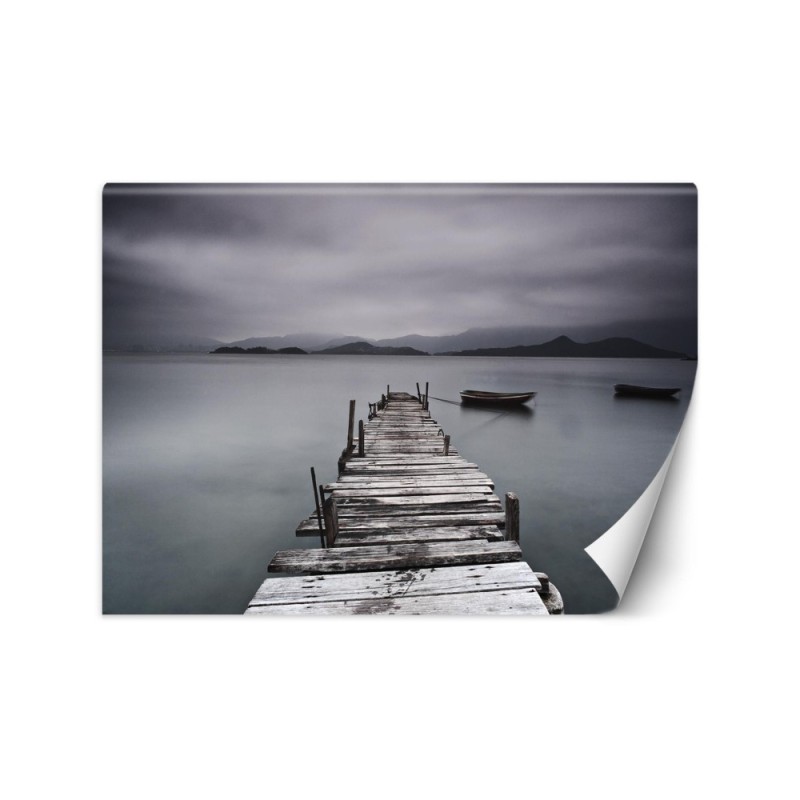 Wall mural - Lakeside pier | FEEBY