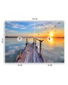 Wallpapers - Wooden deck and sunset | FEEBY