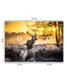 Decorative Wallpaper - Deer in the mist | FEEBY